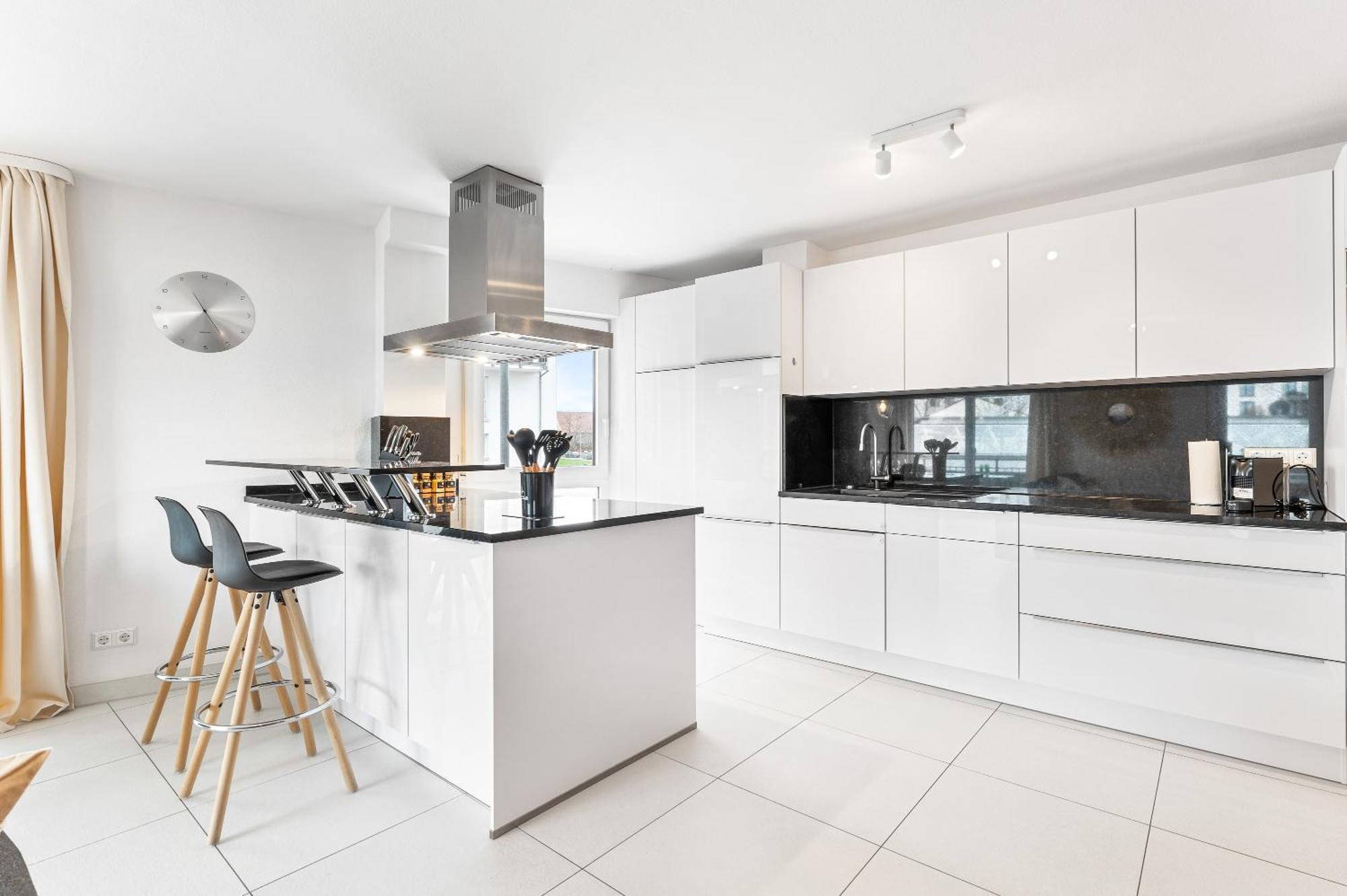 Design-Apartment - Kueche - Parken - Zentral 莱恩费尔登埃希特登 外观 照片