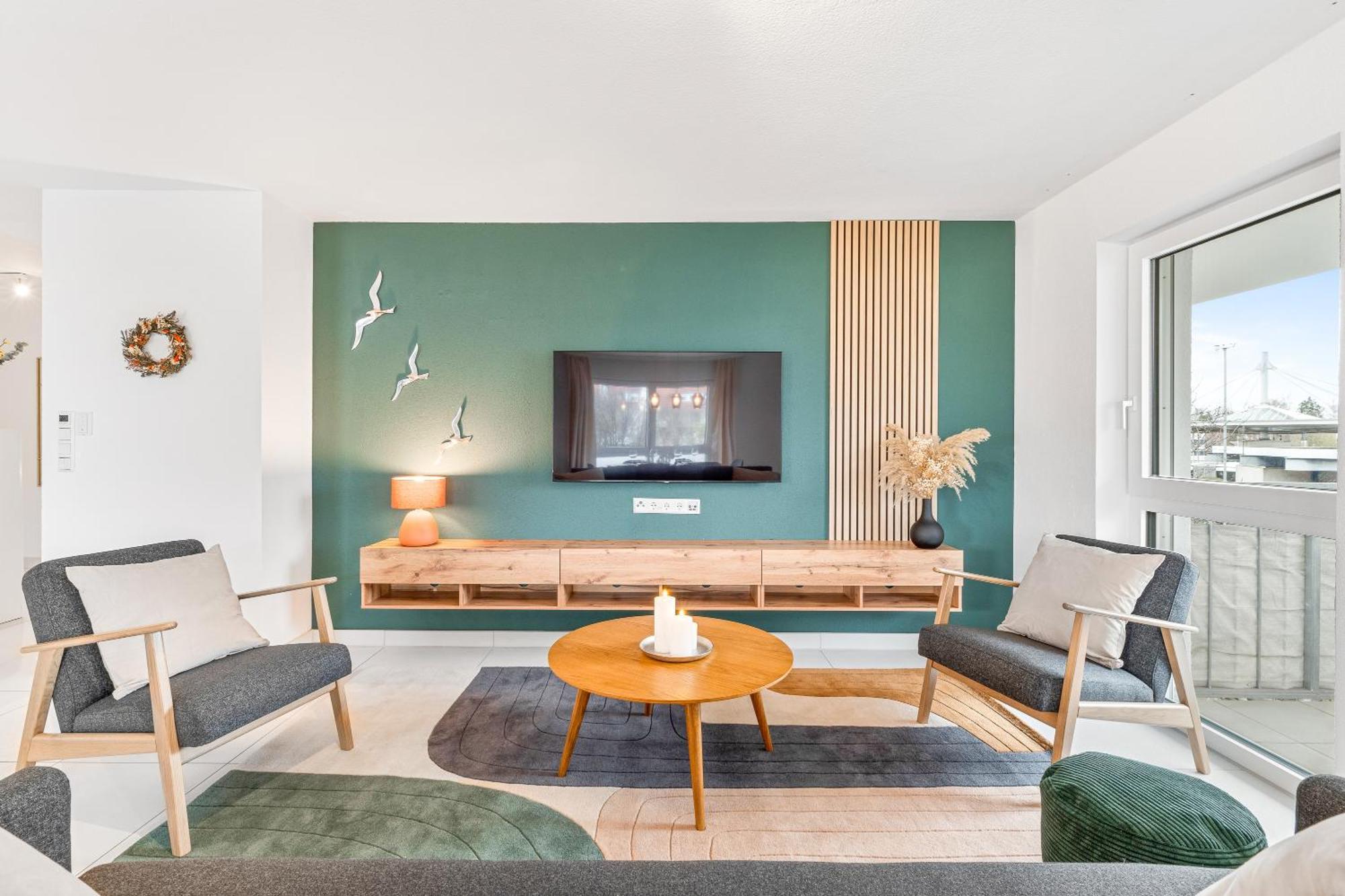Design-Apartment - Kueche - Parken - Zentral 莱恩费尔登埃希特登 外观 照片