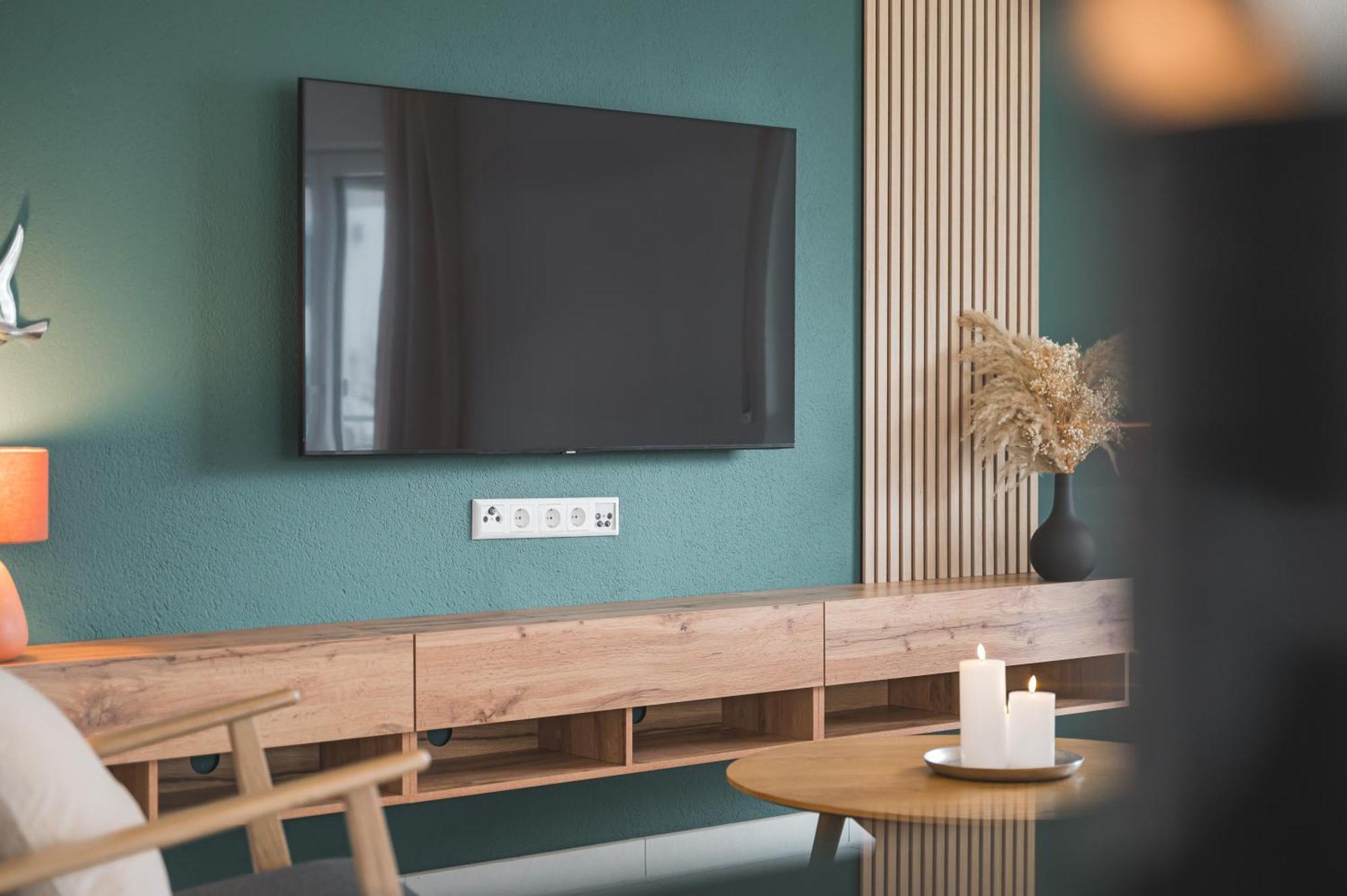 Design-Apartment - Kueche - Parken - Zentral 莱恩费尔登埃希特登 外观 照片
